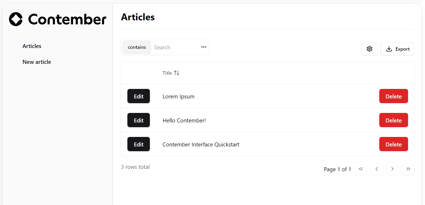 administration is running